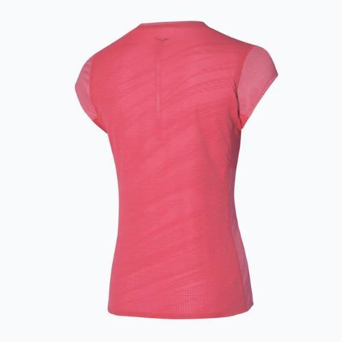 Women's running shirt Mizuno Aero Tee sunkissed coral