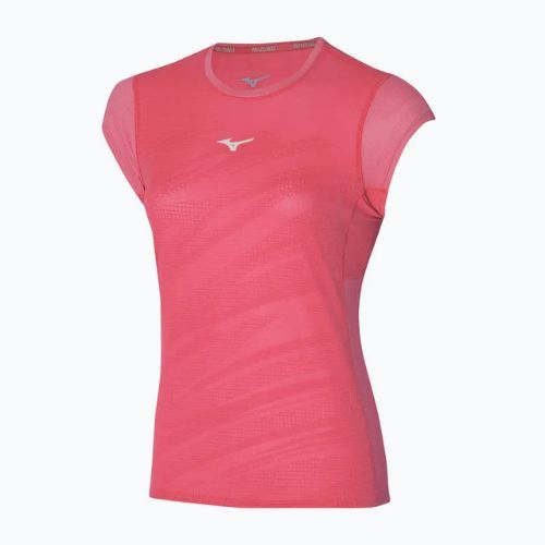 Women's running shirt Mizuno Aero Tee sunkissed coral