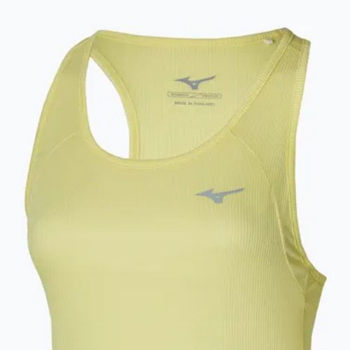 Women's running tank top Mizuno DryAeroFlow Tank pale lime yellow