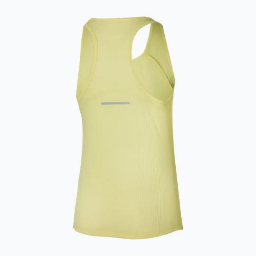 Women's running tank top Mizuno DryAeroFlow Tank pale lime yellow