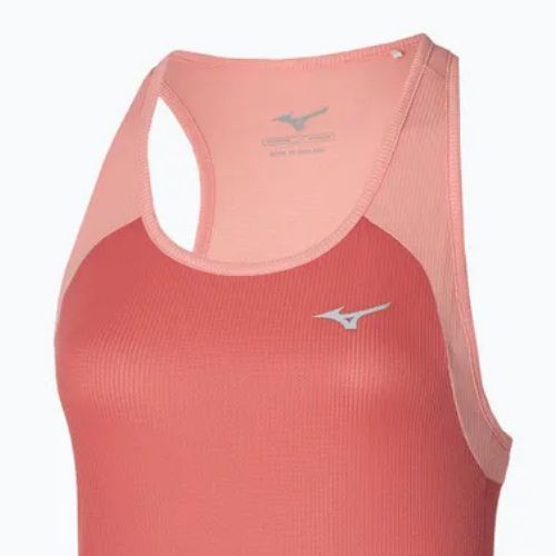 Women's running tank top Mizuno DryAeroFlow Tank lantana