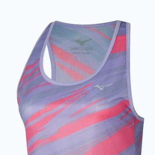 Women's running tank top Mizuno DAF Graphic Tank pastel lilac