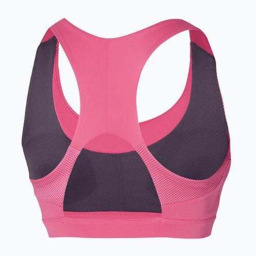 Mizuno Alpha Graphic sangria sunset bra
