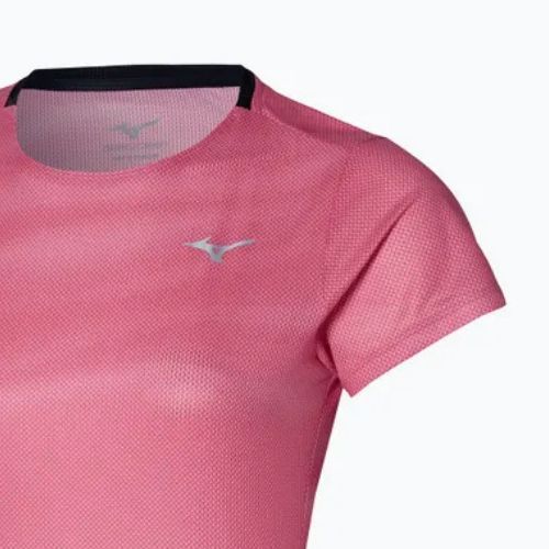 Women's running shirt Mizuno Premium Aero Tee sangria sunset