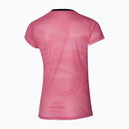 Women's running shirt Mizuno Premium Aero Tee sangria sunset
