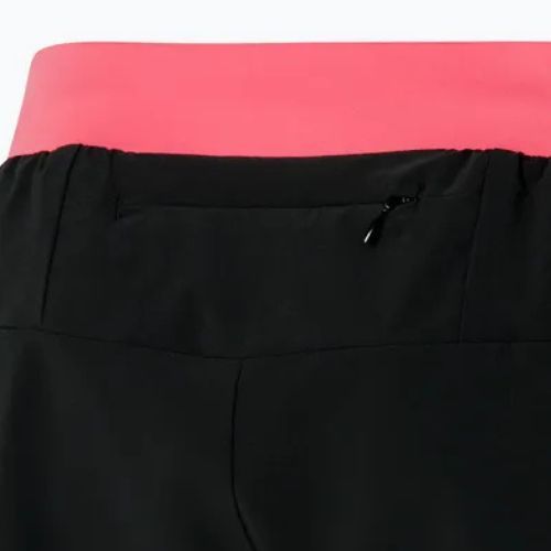Women's running shorts Mizuno Alpha 4.5 black/coral