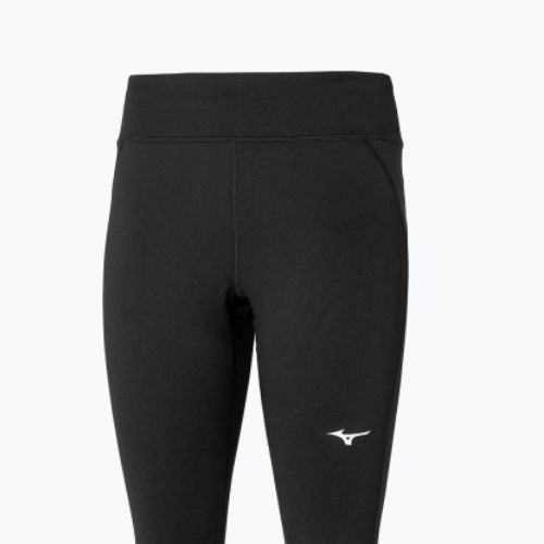 Women's running leggings Mizuno Warmalite black/beveled glass