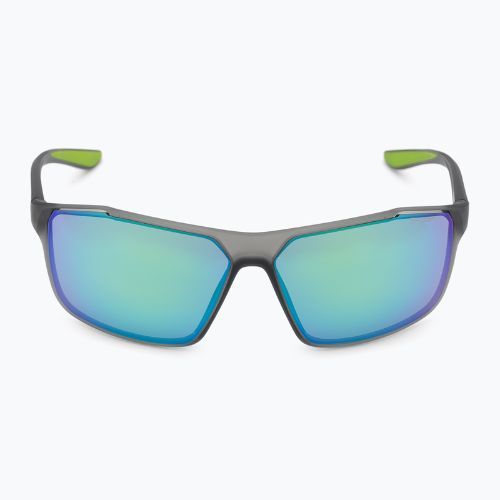 Men's Nike Windstorm matte dark grey/grey/green sunglasses