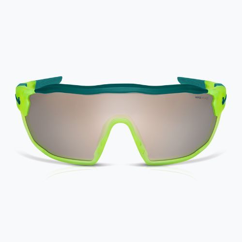 Nike Show X Rush matte volt/chrome mirror sunglasses