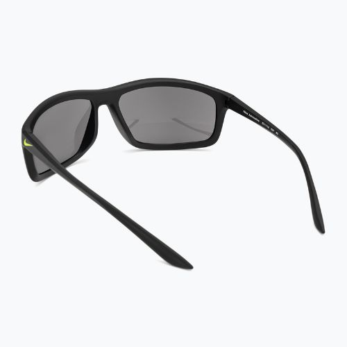 Men's Nike Adrenaline matte black/grey w/silver mirror sunglasses