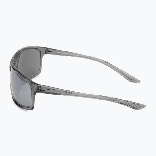 Men's Nike Adrenaline shiny crystal cool grey/grey w/silver mirror sunglasses
