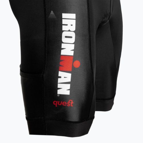 Quest Iron Man men's triathlon suit black