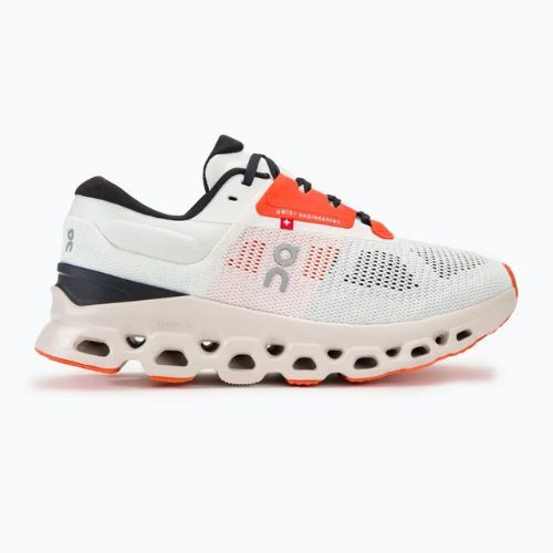 Women's On Cloudstratus 3 undyed white/sand running shoes