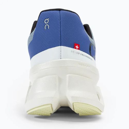Women's On Cloudmonster mist/blueberry running shoes