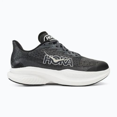 HOKA Mach 6 black/white children's running shoes