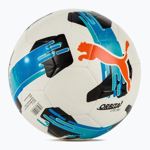 PUMA Orbit 5 Fusion Lite football puma white/multicolor size 4