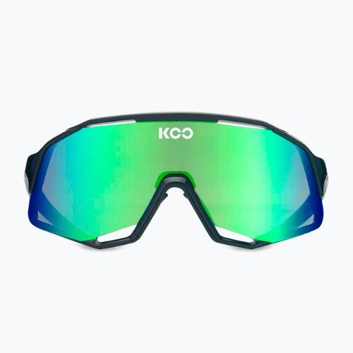 Koo Demos black/green mirror sunglasses