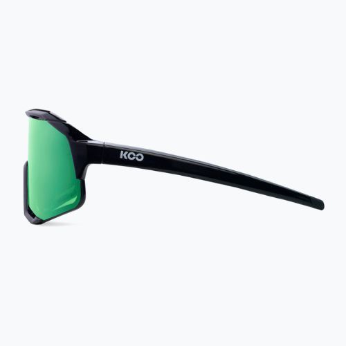 Koo Demos black/green mirror sunglasses