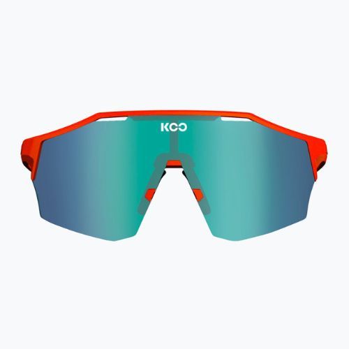 Koo Alibi orange matt/green mirror sunglasses