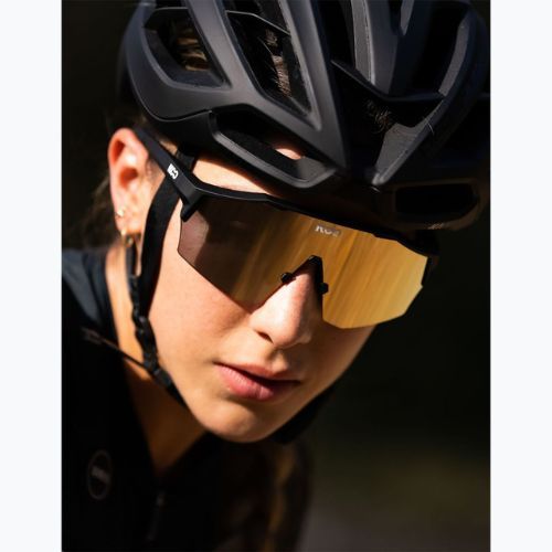 Koo Alibi black matt/gold mirror sunglasses