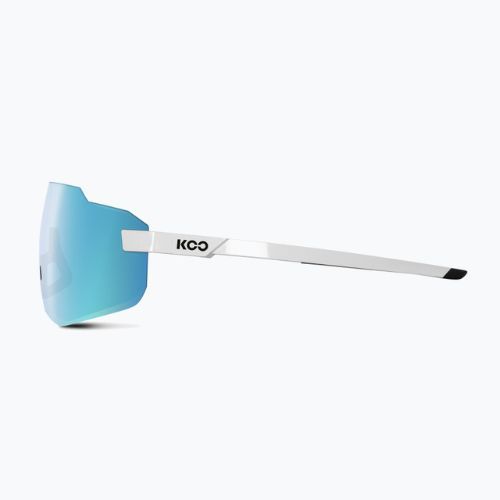 Koo Supernova white/turquoise mirror sunglasses