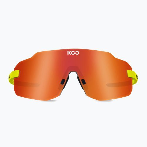 Koo Supernova yellow fluo/red mirror sunglasses