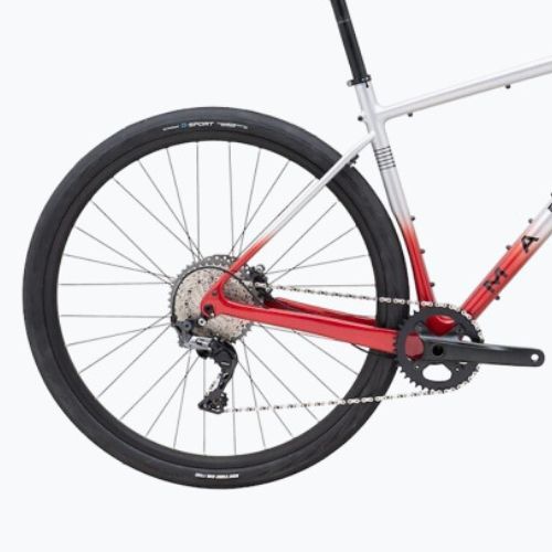 Marin Headlands 1 700C 2024 gloss chrome/chrome red/black gravel bicycle