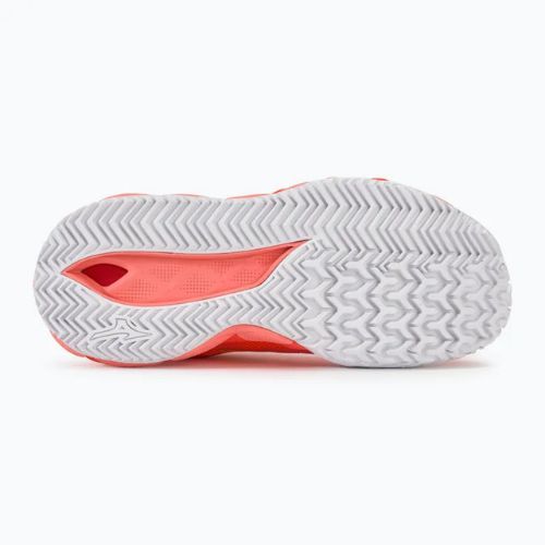 Women's tennis shoes Mizuno Wave Enforce Tour CC candy coral/snow white/neon flame