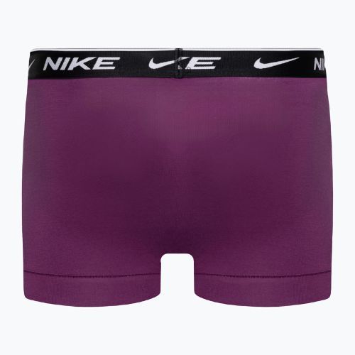 Men's Nike Everyday Cotton Stretch Trunk boxer shorts 3 pairs green/violet/blue