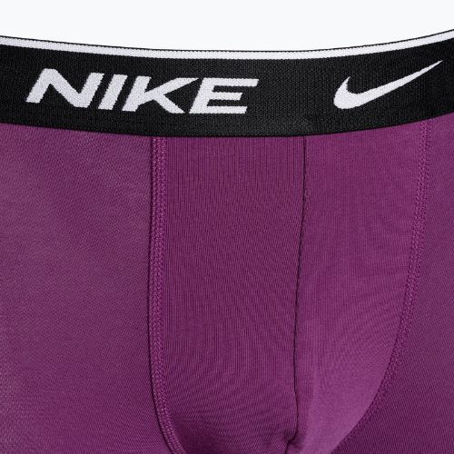 Men's Nike Everyday Cotton Stretch Trunk boxer shorts 3 pairs green/violet/blue