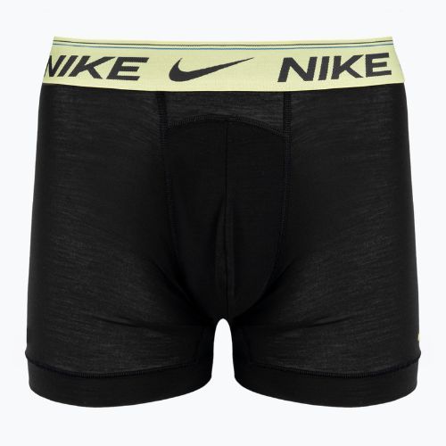 Men's Nike Dri-FIT Ultra Comfort Brief Boxers 3 pairs black/yellow/fuxia