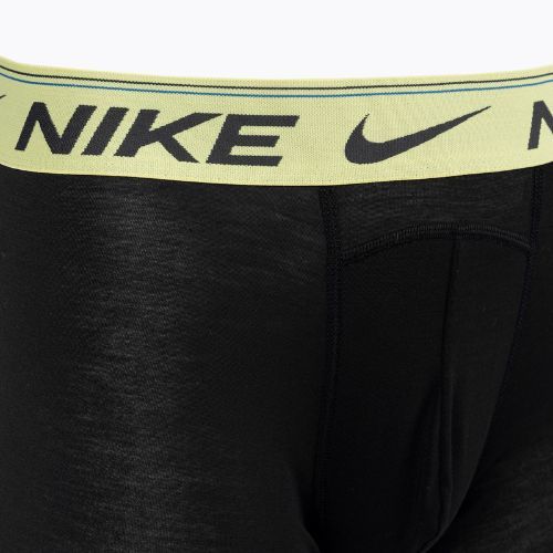 Men's Nike Dri-FIT Ultra Comfort Brief Boxers 3 pairs black/yellow/fuxia