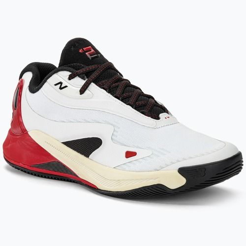 New Balance Kawhi 4 white/true red basketball shoes
