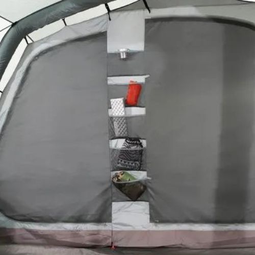 Inflatable 6-person camping tent KADVA AIRcamp 6.24 green
