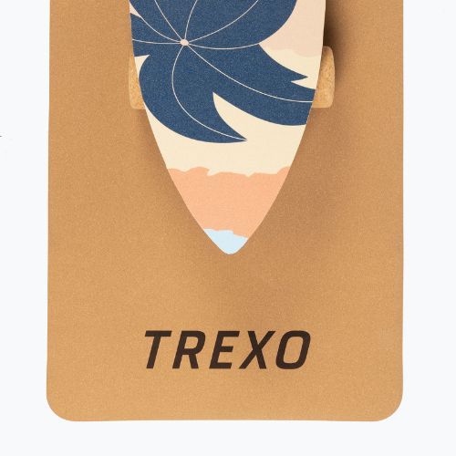 Balancing board + mat + roller TREXO BBS01 blue/orange