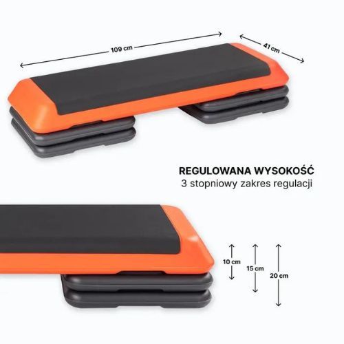 TREXO Aerobic stepper AS01 orange