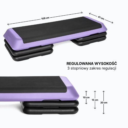 TREXO Aerobic stepper AS01 purple