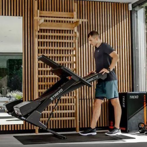 XTREXO X400 electric treadmill black