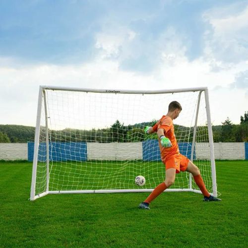 OneTeam PVC football goal 300 x 200 cm white