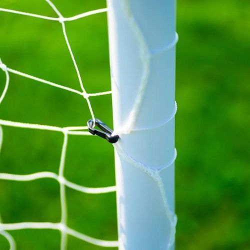 OneTeam PVC football goal 244 x 150 cm white