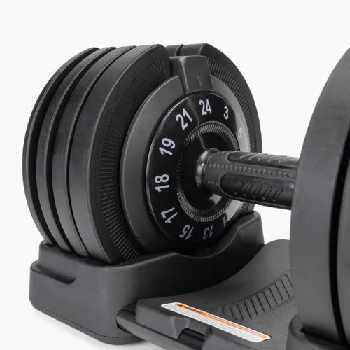 TREXO adjustable dumbbell TXO-B4W002 24 kg black