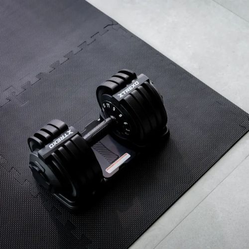 TREXO adjustable dumbbell TXO-B4W002 24 kg black