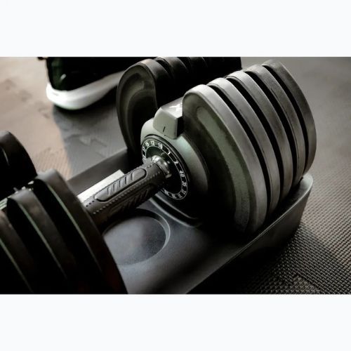 TREXO adjustable dumbbell TXO-B4W001 40 kg black