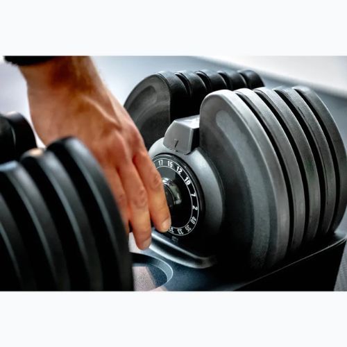 TREXO adjustable dumbbell TXO-B4W001 40 kg black