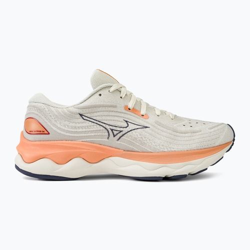 Women's running shoes Mizuno Wave Skyrise 4 snow white/blue/coral reef