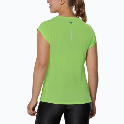 Women's running shirt Mizuno Aero Tee neolime