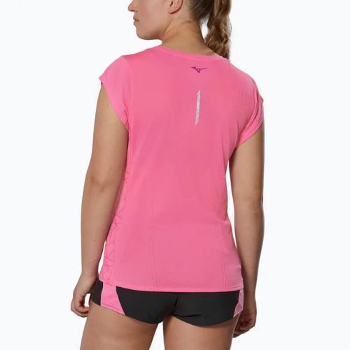 Women's running shirt Mizuno Aero Tee wild orchid