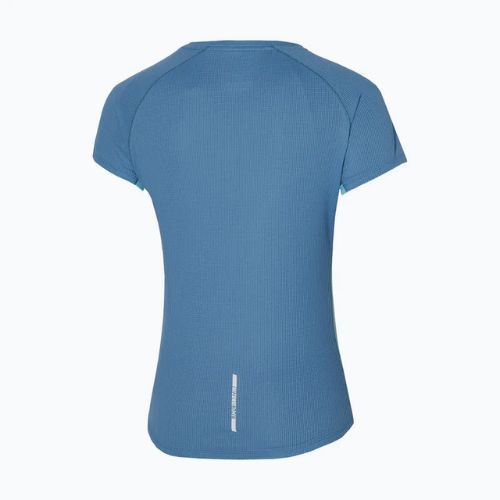 Women's running shirt Mizuno Dryaeroflow Tee copen blue