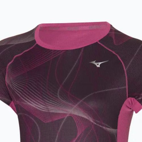 Women's running shirt Mizuno Aero Tee gape wine