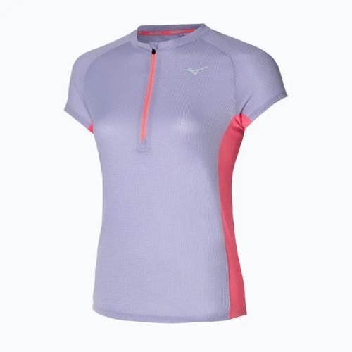 Women's running shirt Mizuno Trail DAF HZ Tee wisteria